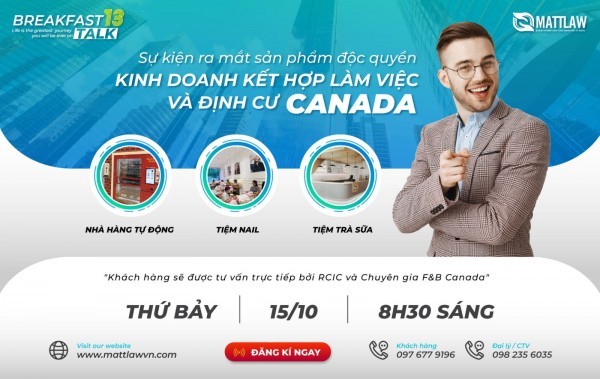 Kinh doanh kết hợp làm việc và định cư Canada
